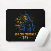 Je kunt zeker Skeleton Wizard Fantasy Meme probere Muismat (Met muis)