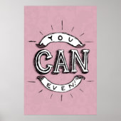 Je kunt zelfs! poster (Voorkant)