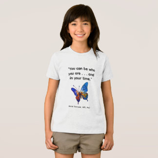 JE KUNT ZIJN WIE JE BENT Kinderen Tri-Blend Shirt