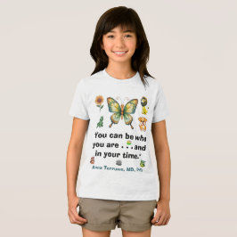 JE KUNT ZIJN WIE JE BENT Kinderen Tri-Blend T-shir Shirt