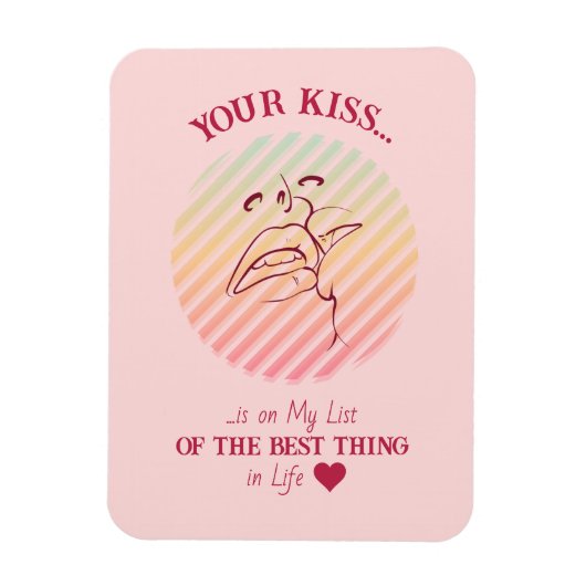 Je kus is.. Flexibele magneet voor je liefde (Verticaal)
