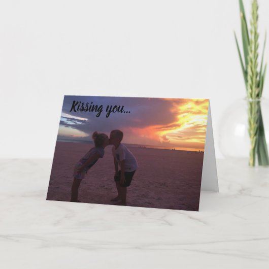 **JE KUSSEN IS MIJN FAVORIETE DING OM TE DOEN** KAART (Voorkant)