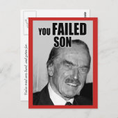 "JE KWAM NIET MEE" BRIEFKAART (Voorkant / Achterkant)