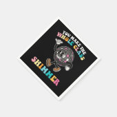 Je laat de hele klas glimmen Groovy Retro Servet (Hoek)