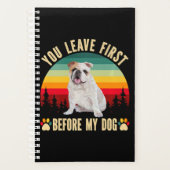 Je laat eerst achter voor mijn hond. planner (Voorkant)
