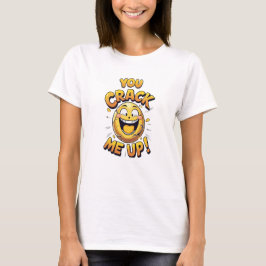 Je laat me barsten! Grappig Cute Ei Pun T-Shirt