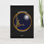 Je laat me glimlachen feestdagen kaart (Achterkant)