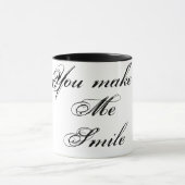 Je laat me glimlachen mok (Midden)