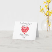 Je laat me glimlachen Valentijn Kaart (Gele Bloem)