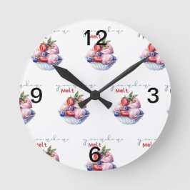 Je laat me ijs smelten ronde klok