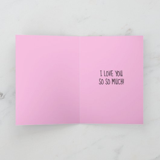 Je laat me lachen, hou van Kaart voor partner (Binnen)