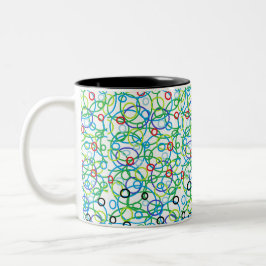 Je Laat Me Rondjes Draaien Koffiemok Koffiekop Tweekleurige Koffiemok