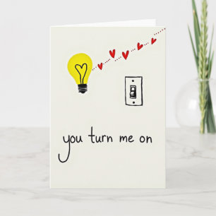 Je laat me schitteren Licht Up Liefde Kaart
