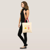 Je laat me smelten, schattige zon en ijs tote bag (Voorkant (model))