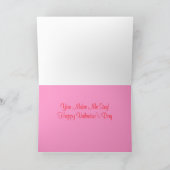 Je laat me Tortelduifjes custom Valentijn zingen Feestdagen Kaart (Binnen)