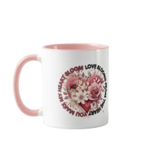 "Je laat mijn hart bloeien" Mok