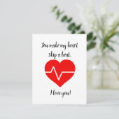 Je laat mijn hart een Kaart overslaan (Staand voorkant)
