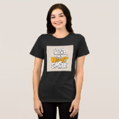 Je laat mijn hart glimlachen Tri-Blend shirt (Voorkant volledig)