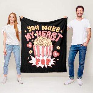 Je laat mijn hart ontploffen Grappige Valentijnsda Fleece Deken