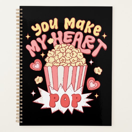 Je laat mijn hart ontploffen Grappige Valentijnsda Planner (Voorkant)