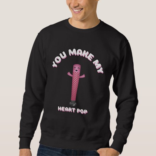 Je laat mijn hart op Valentijnsdag kloppen Trui (Voorkant)