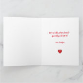 Je laat mijn hart spinnen | Schattige kat Valentij Kaart (Binnen)