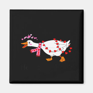 Je laat mijn hart toeteren Valentijnsdag Gans Hart Magneet