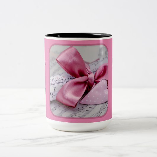 Je laat mijn hart twee tonen koffie Mok zingen (Center)