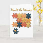 Je laat team de Kaart van het puzzelstuk missen (Gele Bloem)