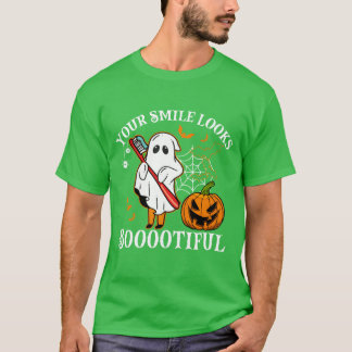 Je lach ziet er vrolijk tandheelkundig assistent t-shirt