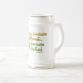 Je lacht omdat ik een andere Humor ben Bierpul (Voorkant rechts)