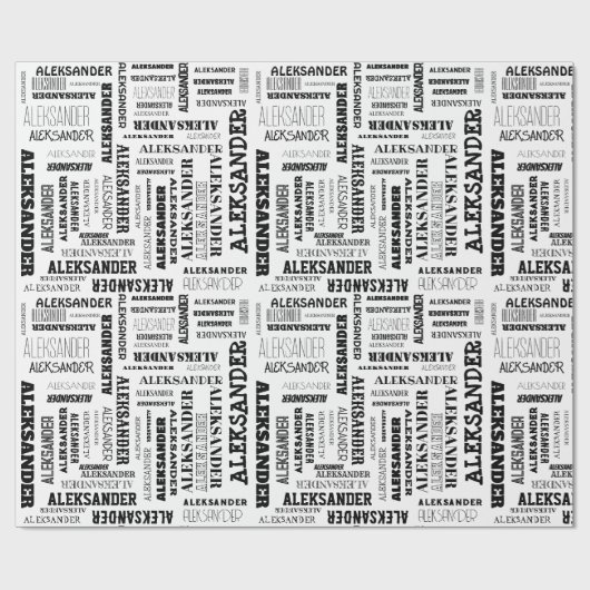 Je (lange) naam is hier te vinden cadeaupapier (Vlak)