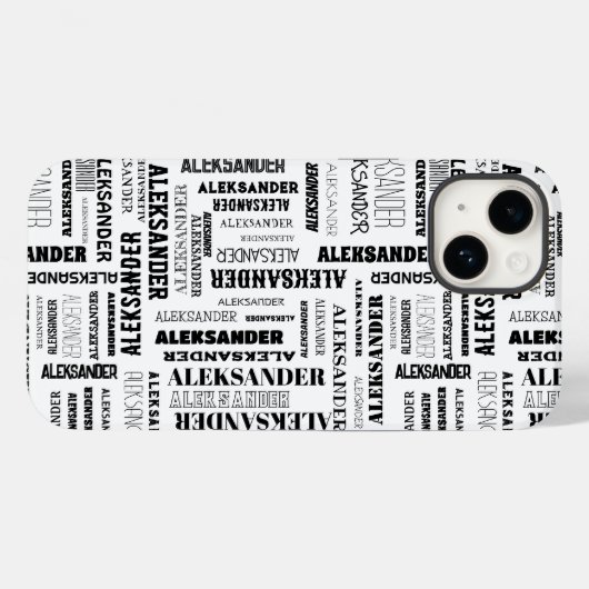 Je (lange) naam is hier te vinden Case-Mate iPhone case (Achterkant (horizontaal))