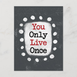 Je leeft maar één keer YOLO Briefkaart
