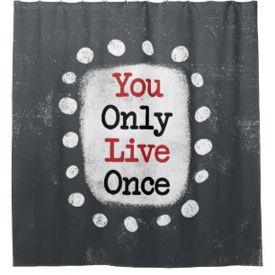 Je leeft maar één keer YOLO douchegordijn
