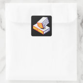JE LEERT NOOIT IETS - Grappige Stickers (Tas)