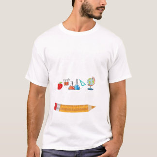 Je leert vandaag grappig onderwijs terug naar scho t-shirt