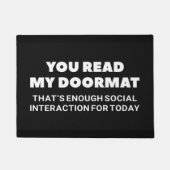 Je leest mijn deurmat (Voorkant)