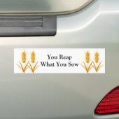 Je leest wat je Bumpersticker zaagt (Op auto)