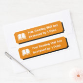 Je leesvaardigheid is toegenomen rechthoekige sticker (Envelop)