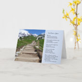 Je leven is een avontuur... kaart (Gele Bloem)