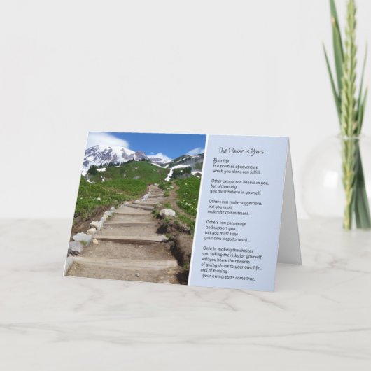 Je leven is een avontuur... kaart (Voorkant)