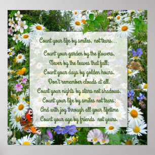 "JE LEVEN KLEINE TEKENEN" POSTER