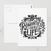 Je leven romantiseren briefkaart (Voorkant / Achterkant)
