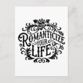 Je leven romantiseren briefkaart (Voorkant)