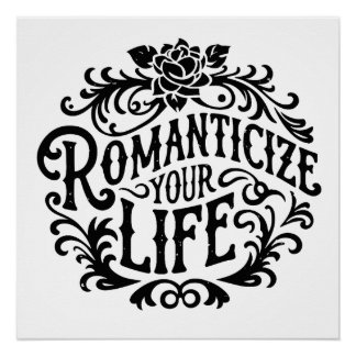 Je leven romantiseren perfect poster