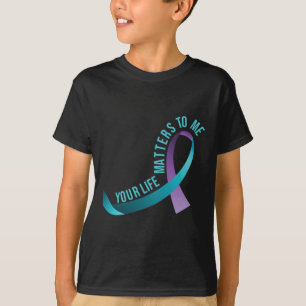 Je levensproblemen voor mij Zelfmoordpreventie bew T-shirt