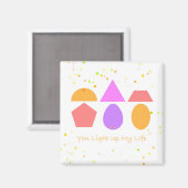JE LICHT MIJN LEVEN OP MAGNEET (Voorkant / Achterkant)