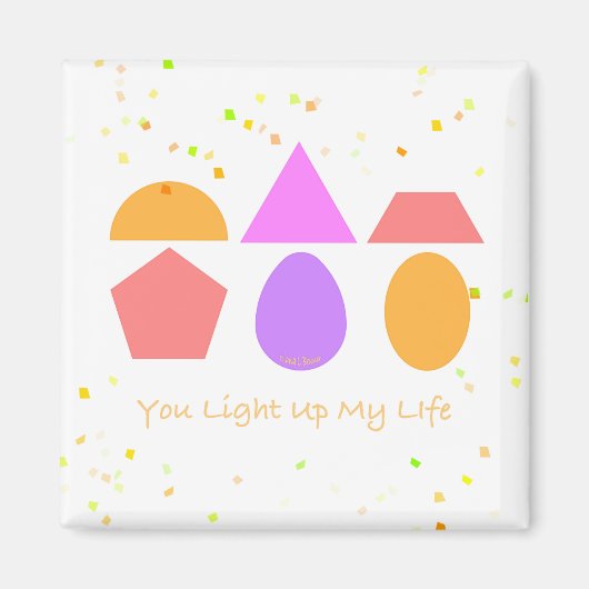 JE LICHT MIJN LEVEN OP MAGNEET (Voorkant)