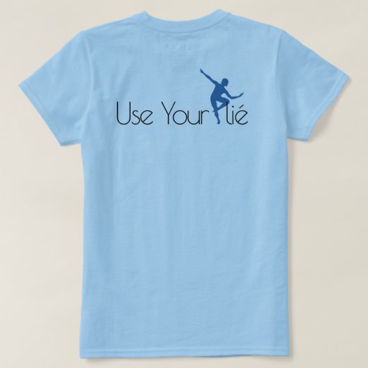 Je lié gebruiken t-shirt (Design achterkant)